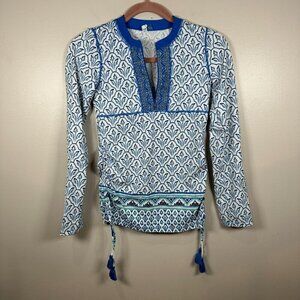 Cabana Life Rashguard Swim Top UPF 50+ Girl’s Size 12 Beach Travel Cruise